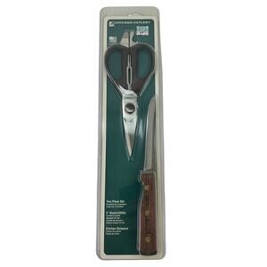 NEW - CHICAGO CUTLERY B28P SET - KITCHEN SCISSORS & 5" BONING UTILITY KNIFE 62S